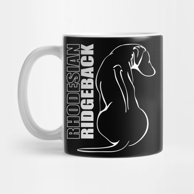 Rhodesian Ridgeback profile dog mom gift idea by wilsigns